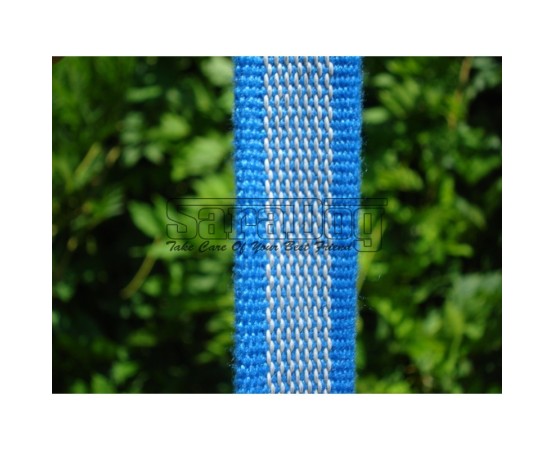 Lesa pentru caini confectionata din bumbac cu insertie de cauciuc