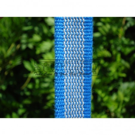 Lesa pentru caini confectionata din bumbac cu insertie de cauciuc