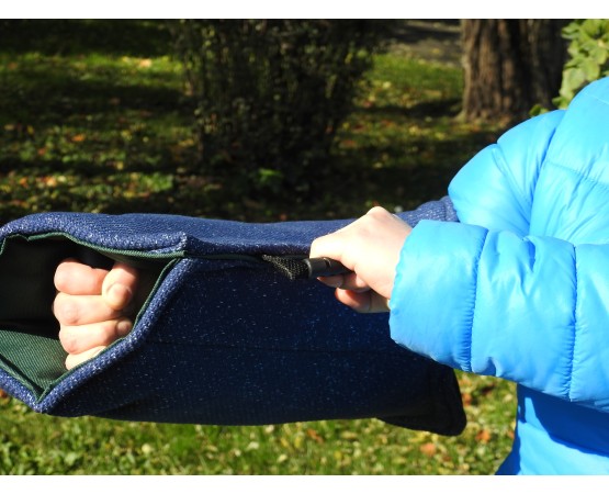 Manson pentru dresaj caini junior , din material francez