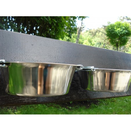 Casroane profesionale pentru caini , din inox , cu suport special de prindere