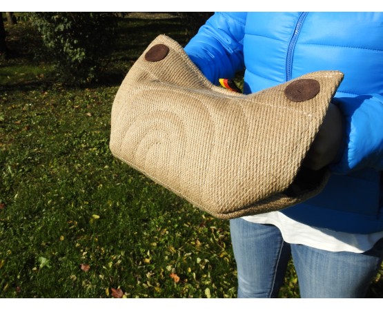 Pernă de muşcatura pentru dresaj canin confectionata din iuta