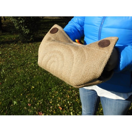 Pernă de muşcatura pentru dresaj canin confectionata din iuta