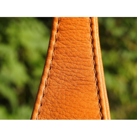 Zgardă de lux din piele nappa , pentru caini de tip Ogar ( Greyhound )