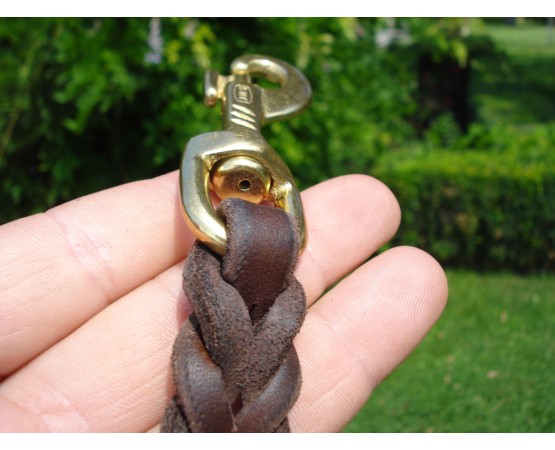 Lesa pentru caini confectionata din piele naturala