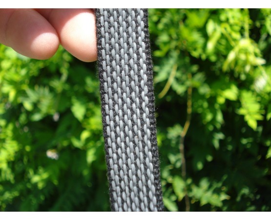 Lesa pentru caini confectionata din bumbac cu insertie de cauciuc