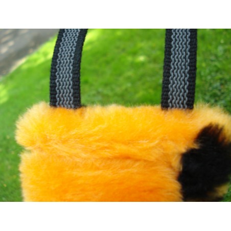 Tug din plus pentru caini , prevazut cu doua manere