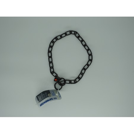 Zgarda strangulanta pentru dresaj canin , inox negru Hermann Sprenger