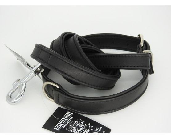 Zgardă de lux pentru caini , din piele naturala nappa 