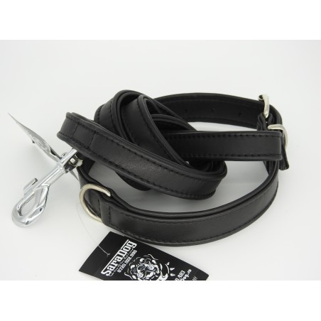 Zgardă de lux pentru caini , din piele naturala nappa 