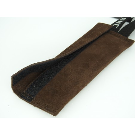 Saculet din piele cu maner