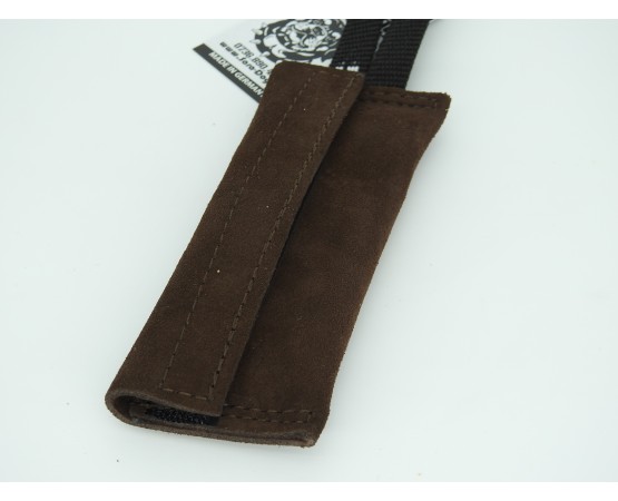 Saculet din piele cu maner