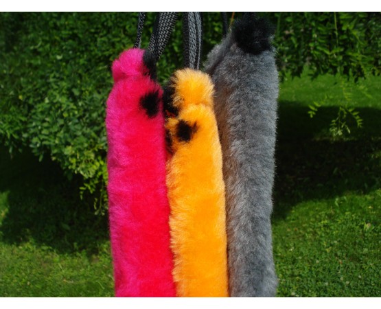 Tug din plus pentru caini , prevazut cu doua manere