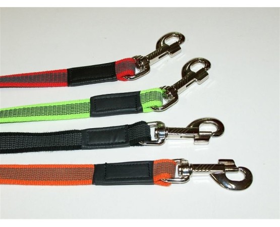 Lesa pentru caini , din bumbac cu insertie de cauciuc