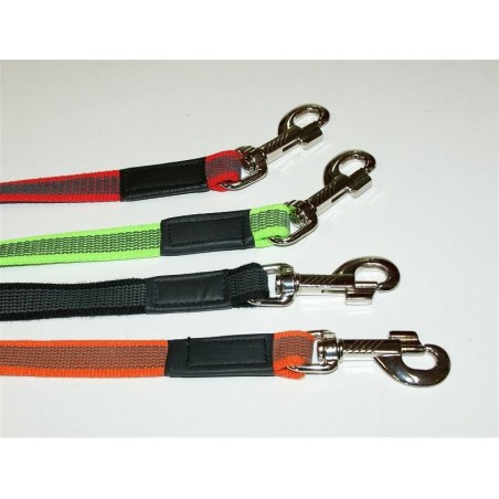 Lesa pentru caini , din bumbac cu insertie de cauciuc