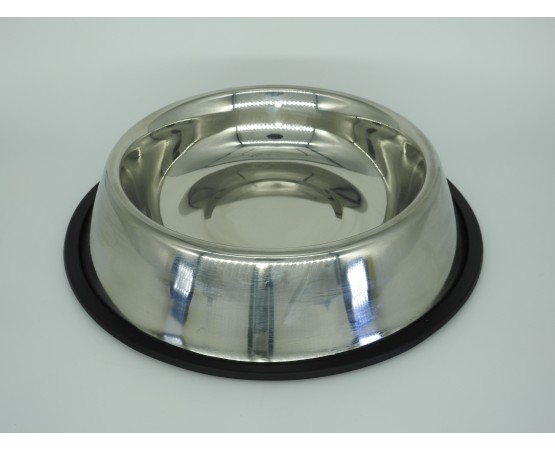 Castron antiderapant pentru caini , din inox