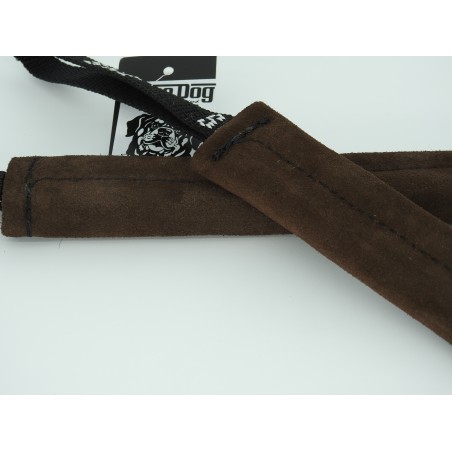 Saculet de muscatura ( tug ) pentru caini , din piele naturala 