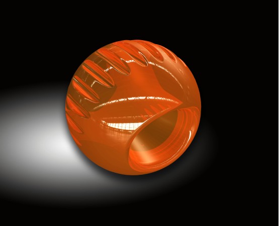 Jucarie interactiva rezistenta pentru caini Bionic ball