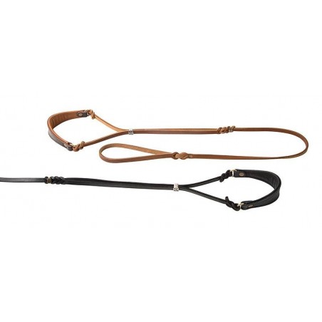 Lesa pentru prezentare ciobanesc german , din piele naturala