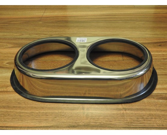 Set dublu castroane inox cu suport