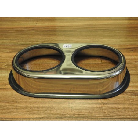 Set dublu castroane inox cu suport