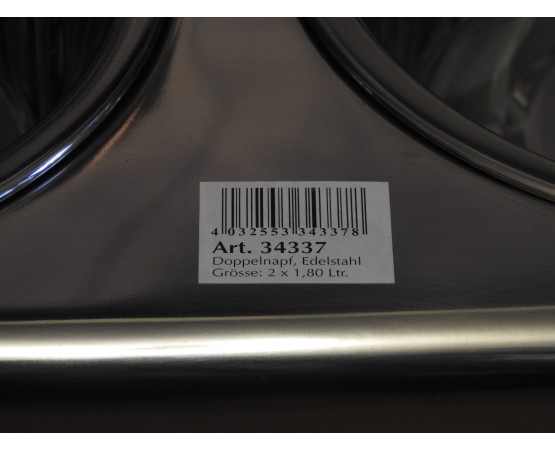 Set dublu castroane inox cu suport