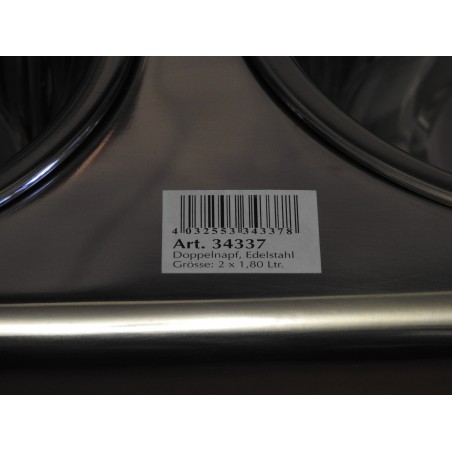 Set dublu castroane inox cu suport