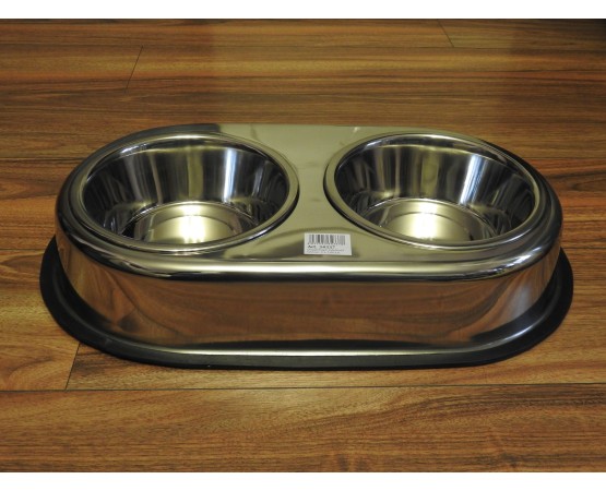 Set dublu castroane inox cu suport