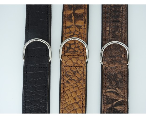 Zgarda piele caine Croc