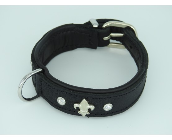 Zgarda lux caine prevazuta cu cristal Swarovsky