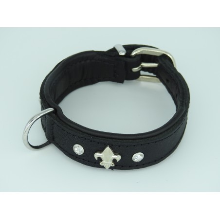 Zgarda lux caine prevazuta cu cristal Swarovsky