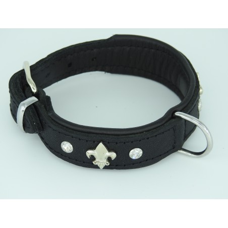 Zgarda lux caine prevazuta cu cristal Swarovsky