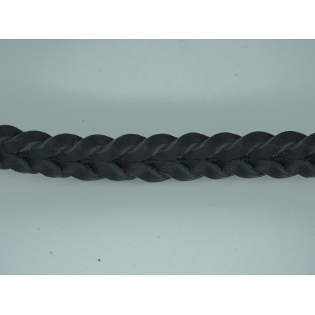 Lesa impletita din piele naturala pentru caini