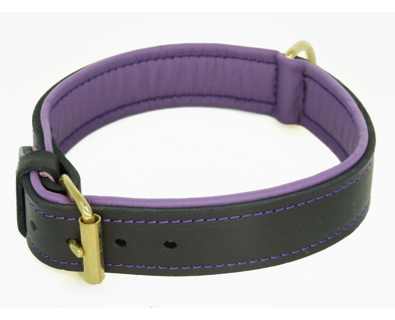 Zgarda piele naturala caini colectia Provence Sara Dog