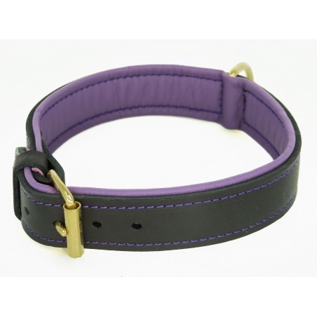 Zgarda piele naturala caini colectia Provence Sara Dog