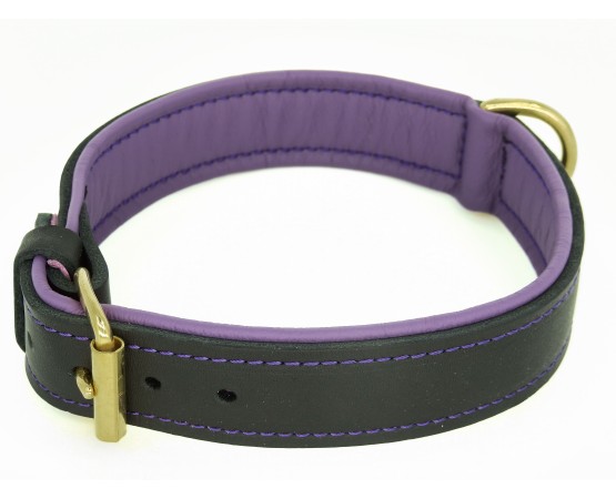 Zgarda piele naturala caini colectia Provence Sara Dog