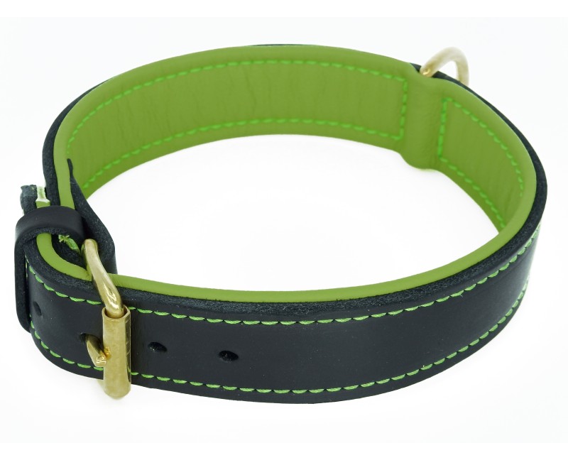 Zgarda piele naturala caini colectia Provence Sara Dog