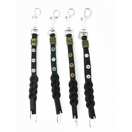 Breloc chei prevazut cu carabiniera si cristale