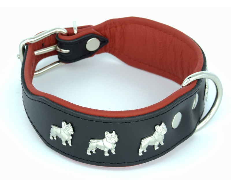 Zgarda piele Luxury French Bulldog