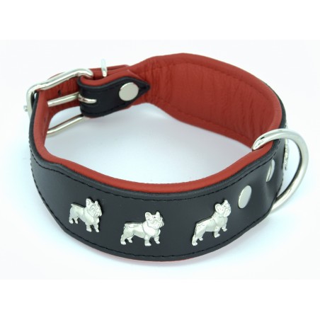 Zgarda piele Luxury French Bulldog