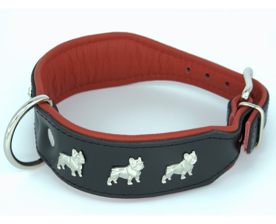 Zgarda piele Luxury French Bulldog