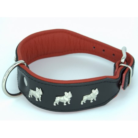 Zgarda piele Luxury French Bulldog