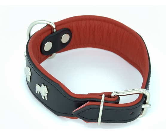 Zgarda piele Luxury French Bulldog