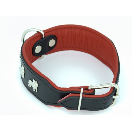 Zgarda piele Luxury French Bulldog