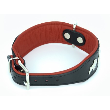 Zgarda piele Luxury French Bulldog