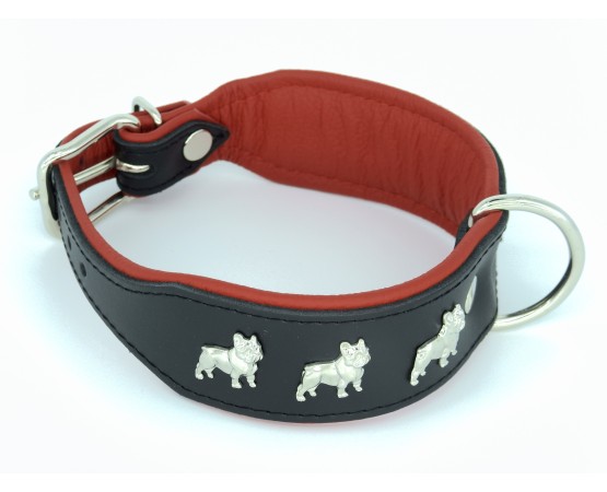 Zgarda piele Luxury French Bulldog