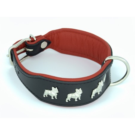 Zgarda piele Luxury French Bulldog