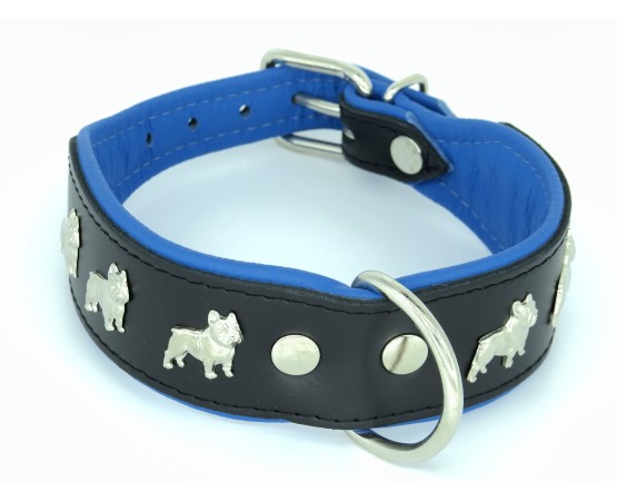 Zgarda piele Luxury French Bulldog