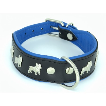 Zgarda piele Luxury French Bulldog