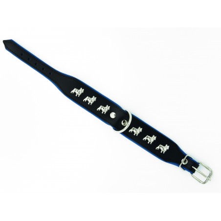 Zgarda piele Luxury French Bulldog