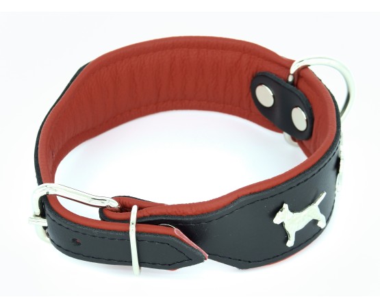 Zgarda piele Luxury Bullterrier